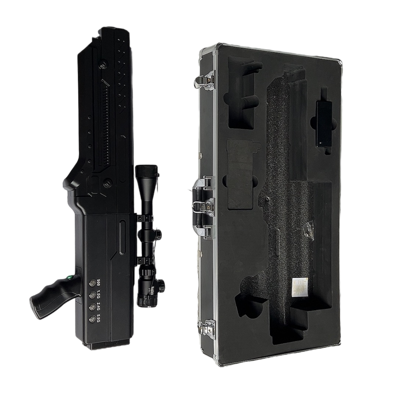  玛曲手持便携式枪型低空防御反制四通道A型